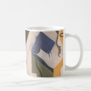 Mug Arlequin à une table de Juan Gris, Cubisme Vintage