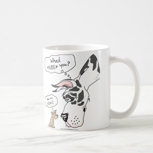 Mug Arlequin Dane & Chihuahua (Droite)