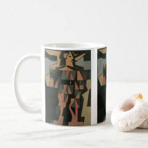 Mug Arlequin par Juan Gris, Art Cubiste Vintage