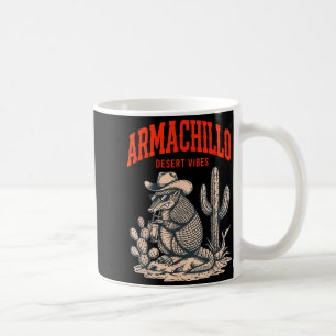 Mug Armachillo vibes désertiques cow-boy drôle avec ba