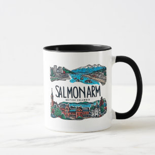 Mug Arme saumon BC Canada