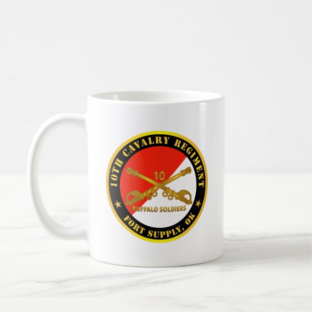 Mug Armée - 10e régiment de cavalerie - Fort Supply, O (Gauche)