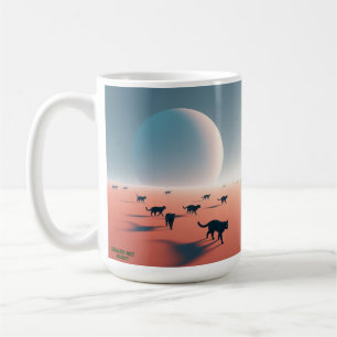 Mug Armée De Chat Noir - À Travers Le Désert