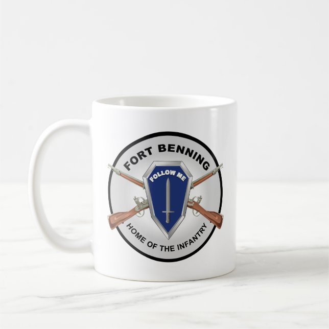 Mug Armée de terre - Fort Benning, GA - Accueil de l'i (Gauche)