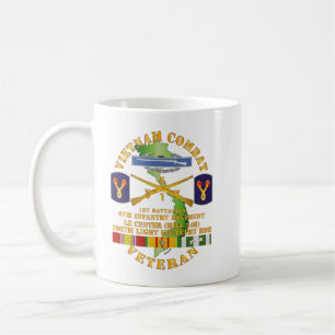 Mug Armée de terre - Viêt Nam Vétéran de combat w 