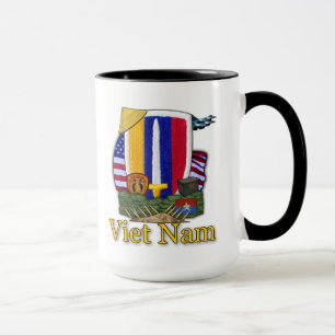 Mug armée usarv vietnam guerre patch anciens combattan