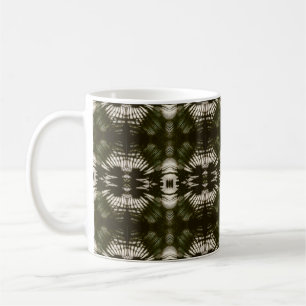 Mug Armée verte ombre de feuille de palmier