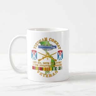 Mug Armée - Vietnam Combat Vet - CIB w 1st Bn