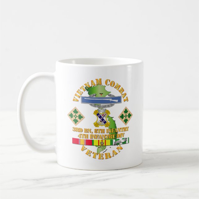 Mug Armée - Vietnam Vétérinaire de l'infanterie de com (Gauche)