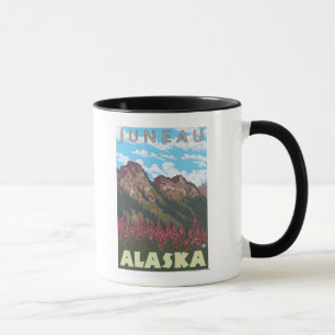 Mug Armes à feu et montagnes - Juneau, Alaska
