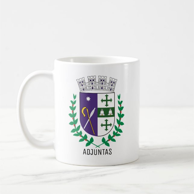 Mug Armoiries d'Adjuntas, Porto Rico (Gauche)