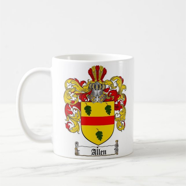 Mug Armoiries D'Allen (Gauche)