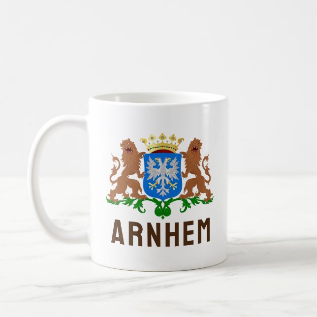 Mug Armoiries d'Arnhem, Pays-Bas (Gauche)