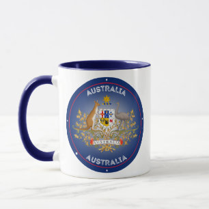 Mug Armoiries d'Australie Forme de Cercle