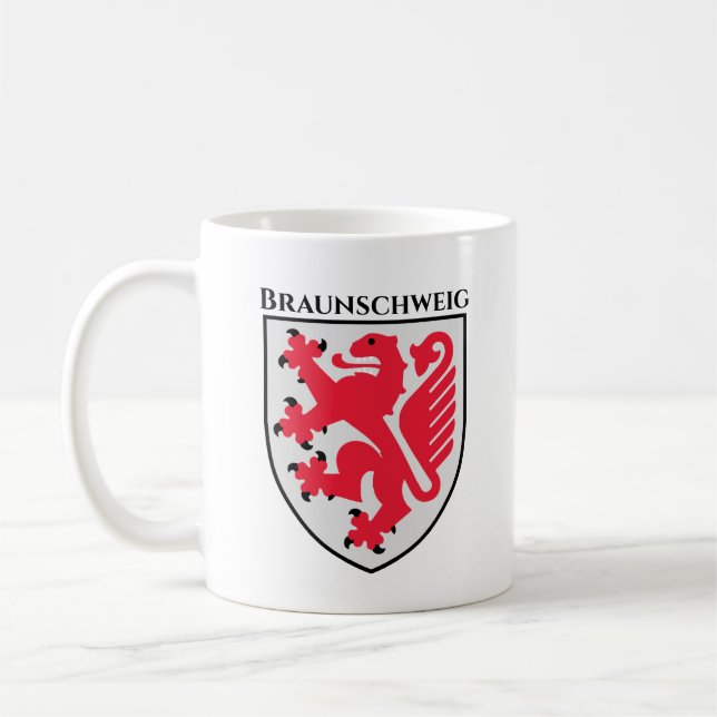 Mug Armoiries de Braunschweig, Allemagne (Gauche)
