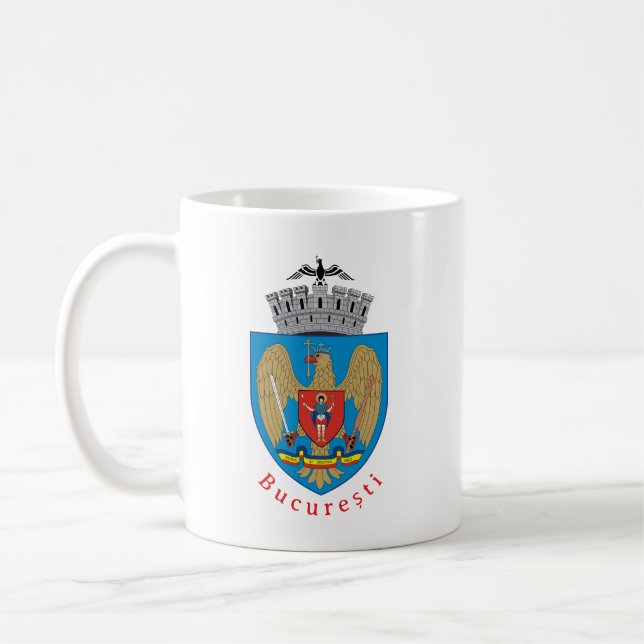 Mug Armoiries de Bucarest, Roumanie (Gauche)