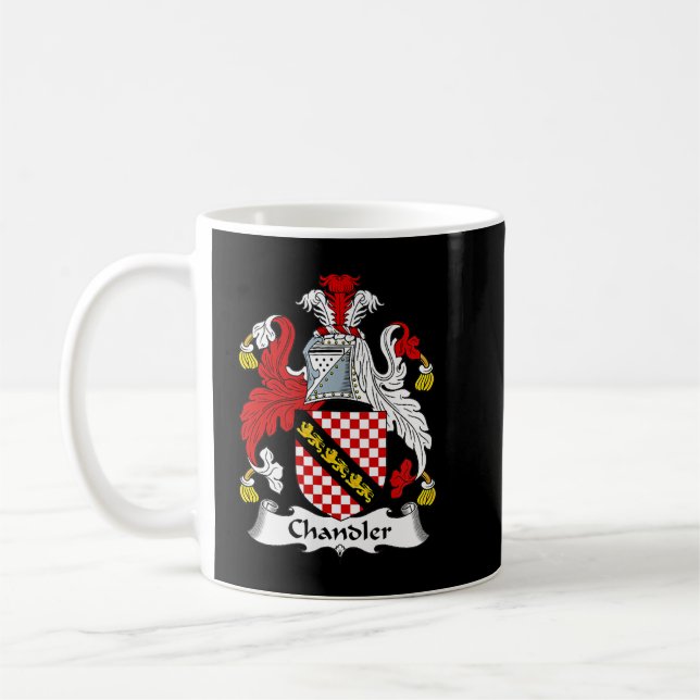 Mug Armoiries de Chandler Armoiries de la famille Cres (Gauche)