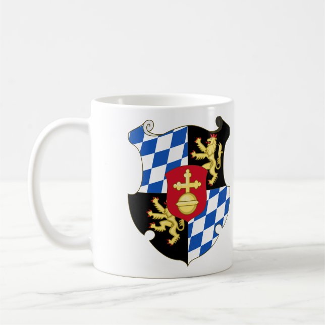 Mug Armoiries de Charles VII Albert, Saint Empereur Ro (Gauche)