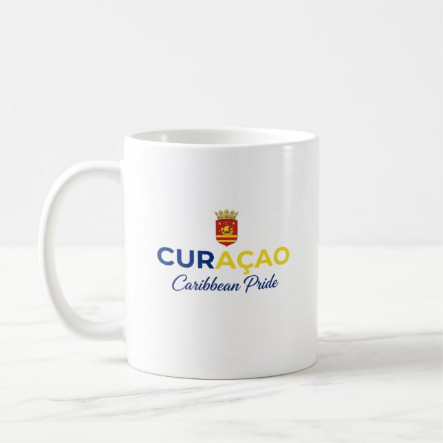 Mug Armoiries de Curaçao | Fierté quotidienne (Gauche)