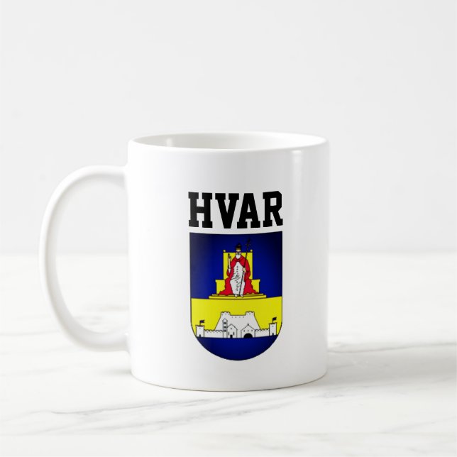Mug Armoiries de Hvar - Croatie (Gauche)