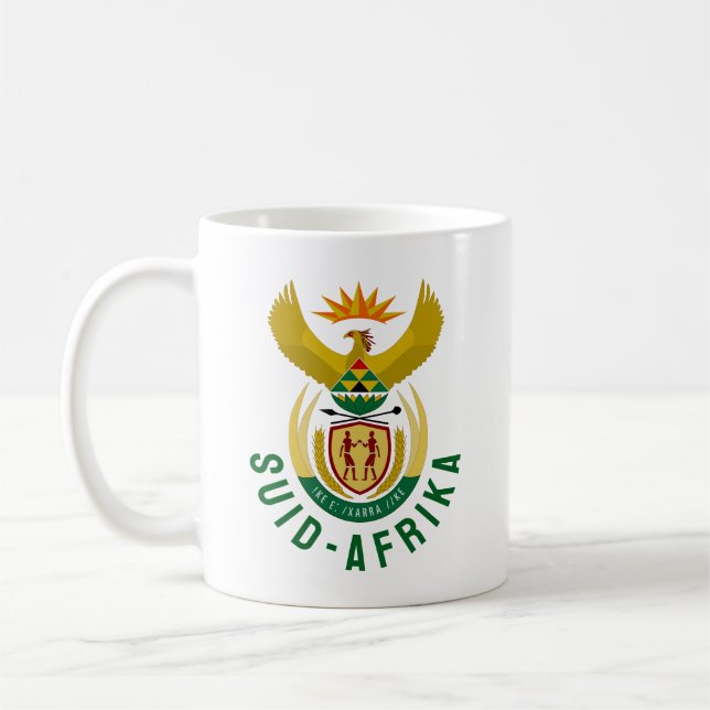 Mug Armoiries de l'Afrique du Sud (Gauche)