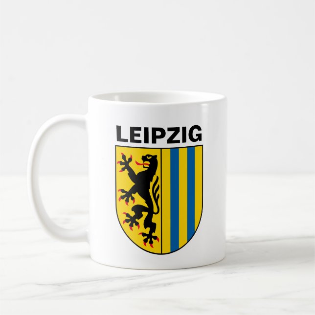 Mug Armoiries de Leipzig, Allemagne (Gauche)