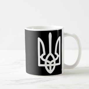 Mug Armoiries de l'Ukraine en couleur blanche Puissanc