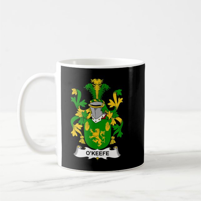 Mug Armoiries de O'Keefe Armoiries de la famille Crest (Gauche)