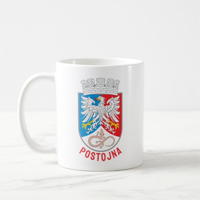 Mug Armoiries de Postojna, Slovénie (Gauche)