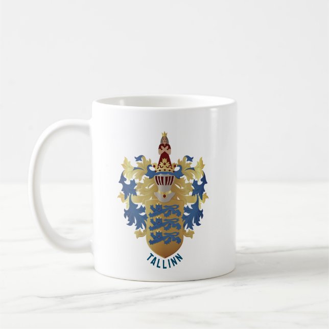 Mug Armoiries de Tallinn - ESTONIE (Gauche)