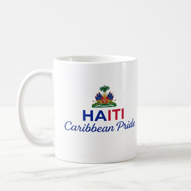Mug Armoiries d'Haïti | Fierté Quotidienne (Gauche)