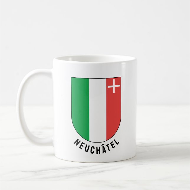 Mug Armoiries du canton de Neuchâtel (Gauche)