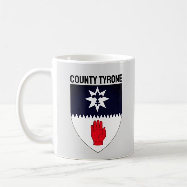 Mug Armoiries du comté de Tyrone, Irlande du Nord (Gauche)