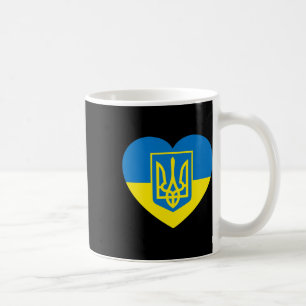 Mug Armoiries D'Ukraine Dans Le Drapeau De La Solidari