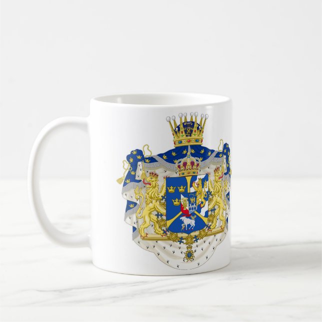 Mug Armoiries Kronprins Carl Gustav Av Sverige (Gauche)