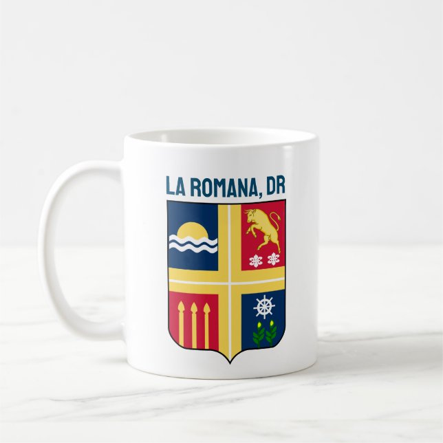 Mug Armoiries - La Romana, République Dominicaine (Gauche)
