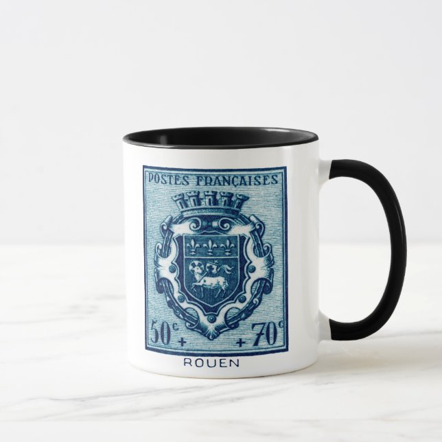 Mug Armoiries vintages de Rennes, France (Droite)
