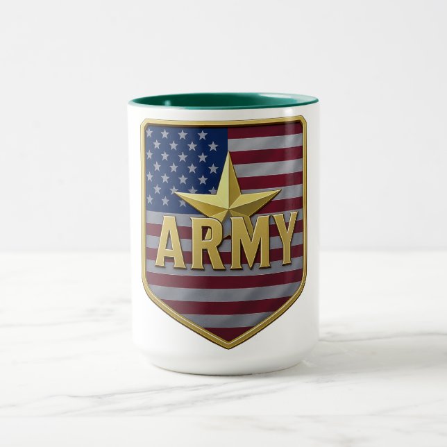 Mug Army Flag Shield (Centre)