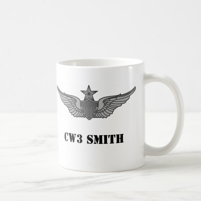 Mug ArmySrAvnBadge, 3ème bataillon de MI, CW3 SMITH (Droite)