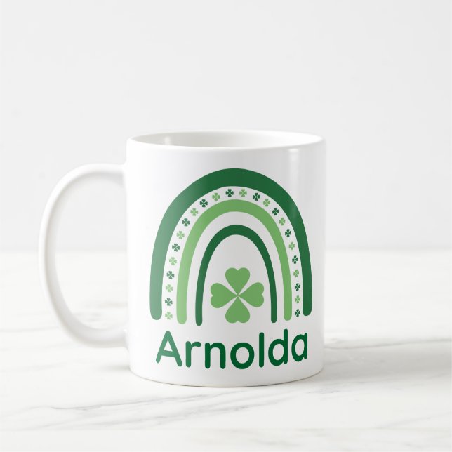 Mug Arnolda Nom Clover Boho Rainbow (Gauche)
