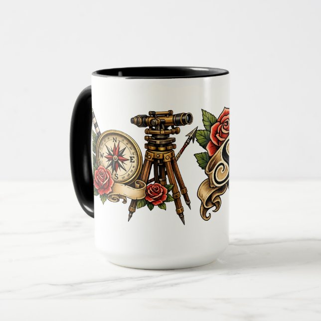 Mug Arpenteur Classique Tat  (Devant gauche)