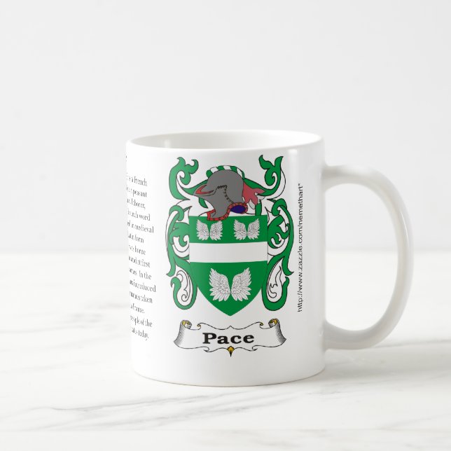 Mug Arpentez, l'origine, signification et la crête (Droite)