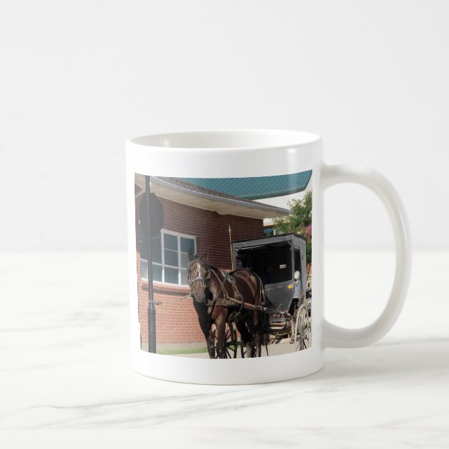 Mug Arrêté pour un sort, un cheval apathique au pannea (Droite)