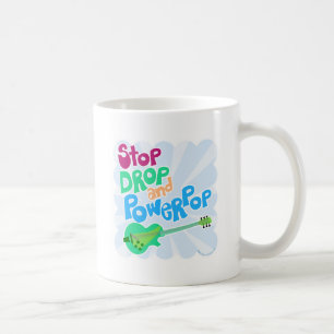 Mug Arrêter Drop Power Pop Fun Music Genre Slogan