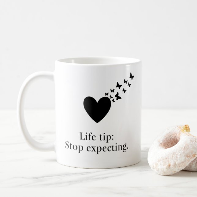 Mug Arrêter l'attente des devis (Avec donut)