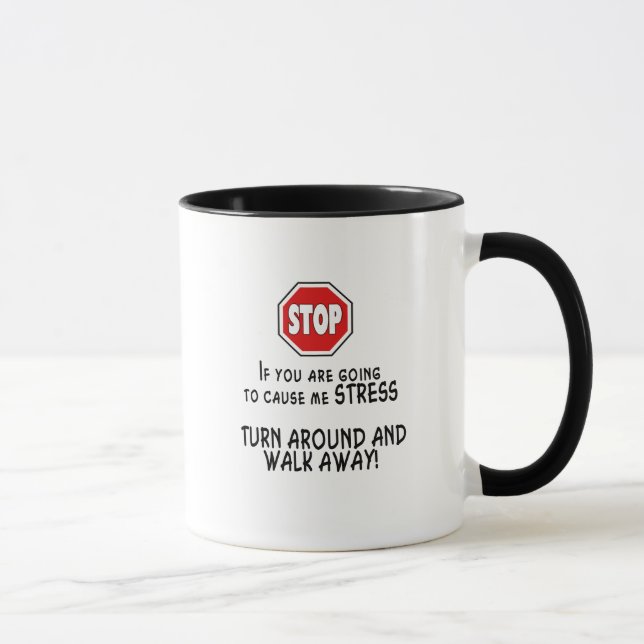 Mug Arrêter le stress (Droite)