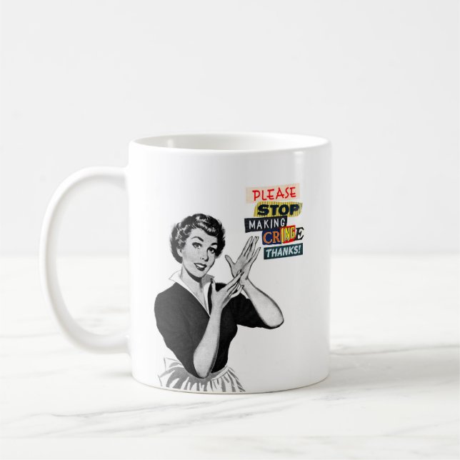 Mug Arrêtez de faire des charnières (Gauche)