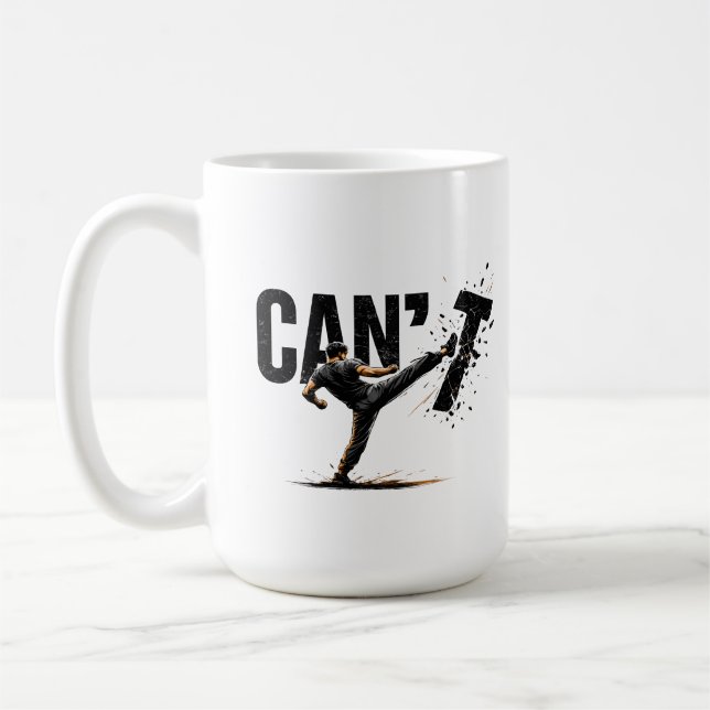 Mug Arrêtez de vous battre Arts martiaux Kickboxing (Gauche)