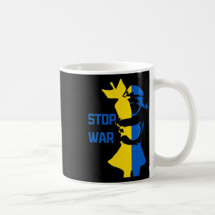 Mug Arrêtez la guerre en Ukraine Arrêtez le bombardeme