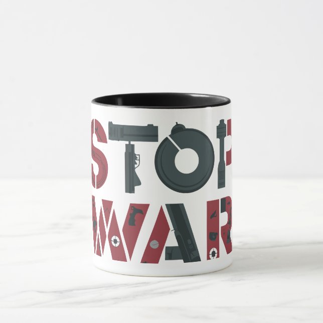 Mug Arrêtez la guerre, la paix (Centre)